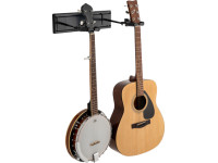 Hercules Stands GSP402SB 2-Guitar Wall Rack Hercules Stands GSP402SB 2-Guitar Wall Rack
